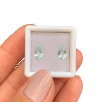 Água Marinha Gota Par 1,52ct Água Marinha Gota Par 1,52ct