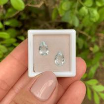Água Marinha Gota Par 1,99ct