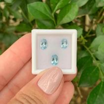 Água Marinha Oval SET 1,59ct