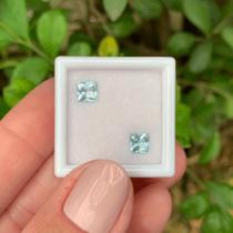 Água Marinha Princess Par 0,99ct Água Marinha Princess Par 0,99ct