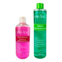Água Micelar 250ml + Tônico Adstringente 310ml Navina