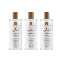 Agua Micelar Agradal Hydra Care 200Ml - Kit Com 3Un