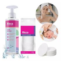 Água Micelar Demaquilante 200ml 70 Discos De Algodão 57mm