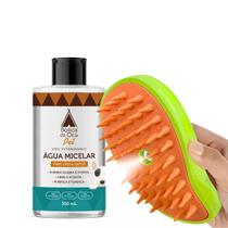 Água Micelar + Escova Vaporizadora Para Cães Gatos 300ml