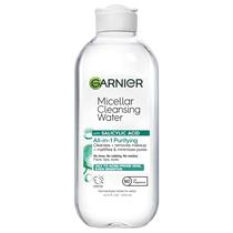 Água Micelar Garnier 400ml com Ácido Salicílico - Para Pele Oleosa