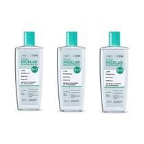 Agua Micelar Hidraderm 200Ml Efeito Matte 5Em1 - Kit Com 3Un