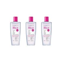 Agua Micelar Hidraderm 200Ml Solução Limpeza 5Em1-Kit C/3Un