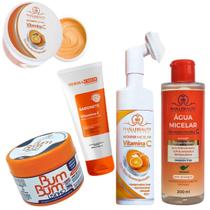 Água Micelar, mousse, sabonete facial, esfoliante corporal, esfoliante bumbum - Vitamina C Água Micelar, mousse, sabonete facial, esfoliante corporal, esfoliante bumbum - Vitamina C