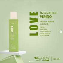 Água Micelar Pepino Max Love 290ML - Mais vendido - Demaquila, hidrata e acalma a pele