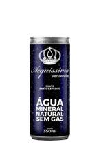 Água mineral acquíssima lata 350 ml 12 unidades