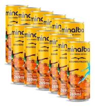 Água mineral c/gás minalba gerando falcões 269ml pack-12un