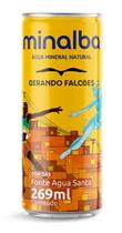 Água mineral c/gás minalba gerando falcões 269ml pack-12un