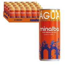 Agua Mineral Com Gás Minalba Lata 310Ml (24 Unidades)