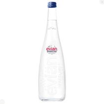 Água Mineral Com Gás Vidro Sparkling Evian 750ml