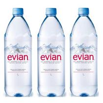 Água Mineral Evian Sem Gás 1 Lt 03 Unidades