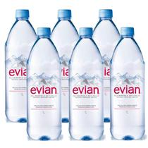 Água Mineral Evian Sem Gás 1 Lt 06 Unidades