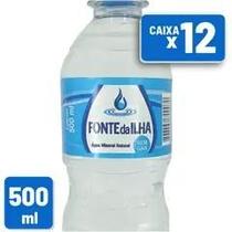 Água Mineral Fonte da Ilha Sem Gás Pet 500ml Caixa c/ 12 un 1x12 Unidades 500ml GARRAFA