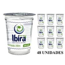 Água mineral ibira copo 200ml pack c/48 unid Água mineral ibira copo 200ml pack c/48 unid
