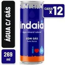 Água Mineral Indaiá Com Gás Lata 269ml Caixa c 12 Un Água Mineral Indaiá Com Gás Lata 269ml Caixa c 12 Un