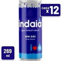 Água Mineral Indaiá Sem Gás Lata 269ml Caixa c 12 Un Água Mineral Indaiá Sem Gás Lata 269ml Caixa c 12 Un