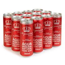 Água Mineral Lata 350ml Acquissima Com Gás PH 6,5
