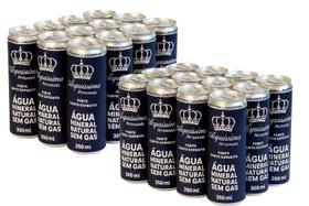Água Mineral Lata Acquissima 350ml Sem Gás - Pack 24 Unidades