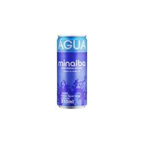 Agua mineral minalba sem gás lata 310ml -pack com 12 unid