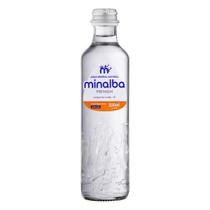 Água Mineral Natural Premium com Gás Vidro MINALBA 300ml