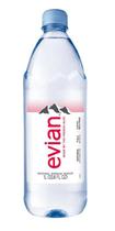 Água Mineral Natural Sem Gás EVIAN 1l Água Mineral Natural Sem Gás EVIAN 1l