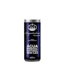 Água Mineral Natural Sem Gás Lata Acquíssima 350ml