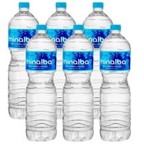 Água Mineral Natural Sem Gás Minalba 1,5L Pack 6 Unidades
