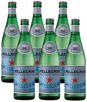 Água Mineral S. Pellegrino Gaseificada 505ml 06 Unidades