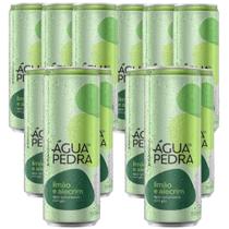 Água Mineral Saborizada Com Gás Aromatizada Fruki Água Da Pedra Lata 24x350ml
