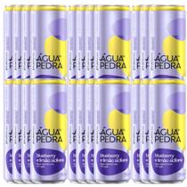 Água Mineral Saborizada Com Gás Aromatizada Fruki Água Da Pedra Lata 24x350ml