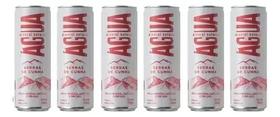 Água mineral serras de cunha com gás lata 350ml pack c/6und