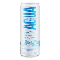 Água mineral serras de cunha sem gás lata 350ml pack c/6unid