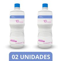 Água Oxigenada 10 Volumes 1 Litro Antisséptico - 02 unidades