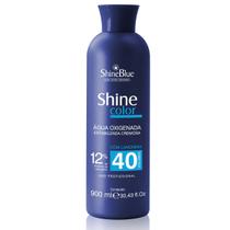 Água Oxigenada 40 Volumes 900ml Shine Blue para Cabelos
