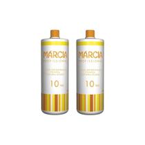 Água Oxigenada Marcia 900ml 10 Volumes Cremosa - Kit C/ 2un