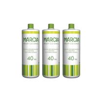 Água Oxigenada Marcia 900Ml 40 Volumes Cremosa - Kit Com 3Un