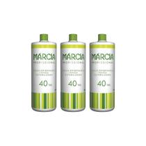 Água Oxigenada Marcia 900Ml 40 Volumes Cremosa - Kit Com 3Un