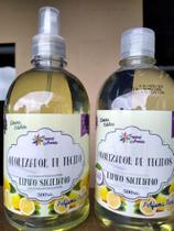 Agua Perfuma Odorizador de Tecidos Roupas cerejeira bambu maça Lojas Com Refil 500ml Agua Perfuma Odorizador de Tecidos Roupas cerejeira bambu maça Lojas Com Refil 500ml