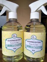 Agua Perfuma Odorizador de Tecidos Roupas cerejeira bambu maça Lojas Com Refil 500ml