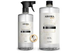 Água Perfumada Aroma Max Flor de Algodão 500ml + 1lt - Kit