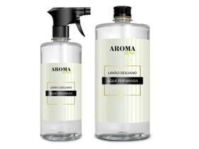 Água Perfumada Aroma Max Limão Siciliano Kit 1,5L