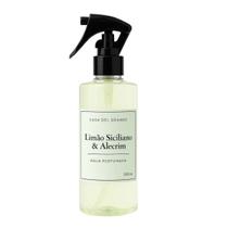Água Perfumada Aromatizante de Roupas Limão Siciliano Alecrim 300ml Casa Del Grande