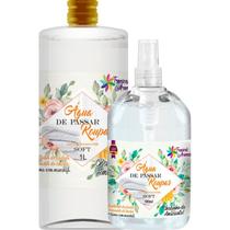 Água Perfumada de Passar Roupas Soft 500ml + Refil de 1 Lt Água Perfumada de Passar Roupas Soft 500ml + Refil de 1 Lt