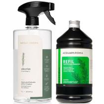 Água Perfumada para Roupas + Refil - Alecrim - Acqua Aroma Água Perfumada para Roupas + Refil - Alecrim - Acqua Aroma