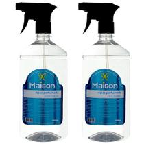 Água Perfumada Roupas e Tecidos 1 Litro Verbena Kit 2 unidades - Maison