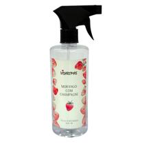 Água Perfumada Tecidos E Roupas Morango Com Champagne 500ml